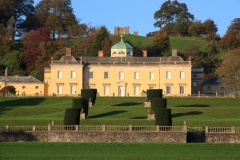 Castle Hill House and Gardens near South Molton in October