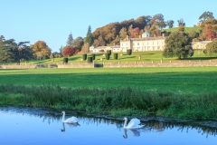 Castle Hill House and Gardens near South Molton in October