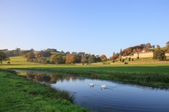 Castle Hill House and Gardens near South Molton in October