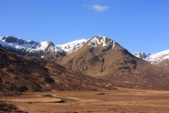 Hills to the south of Loch Cluanie in Glen Shiel