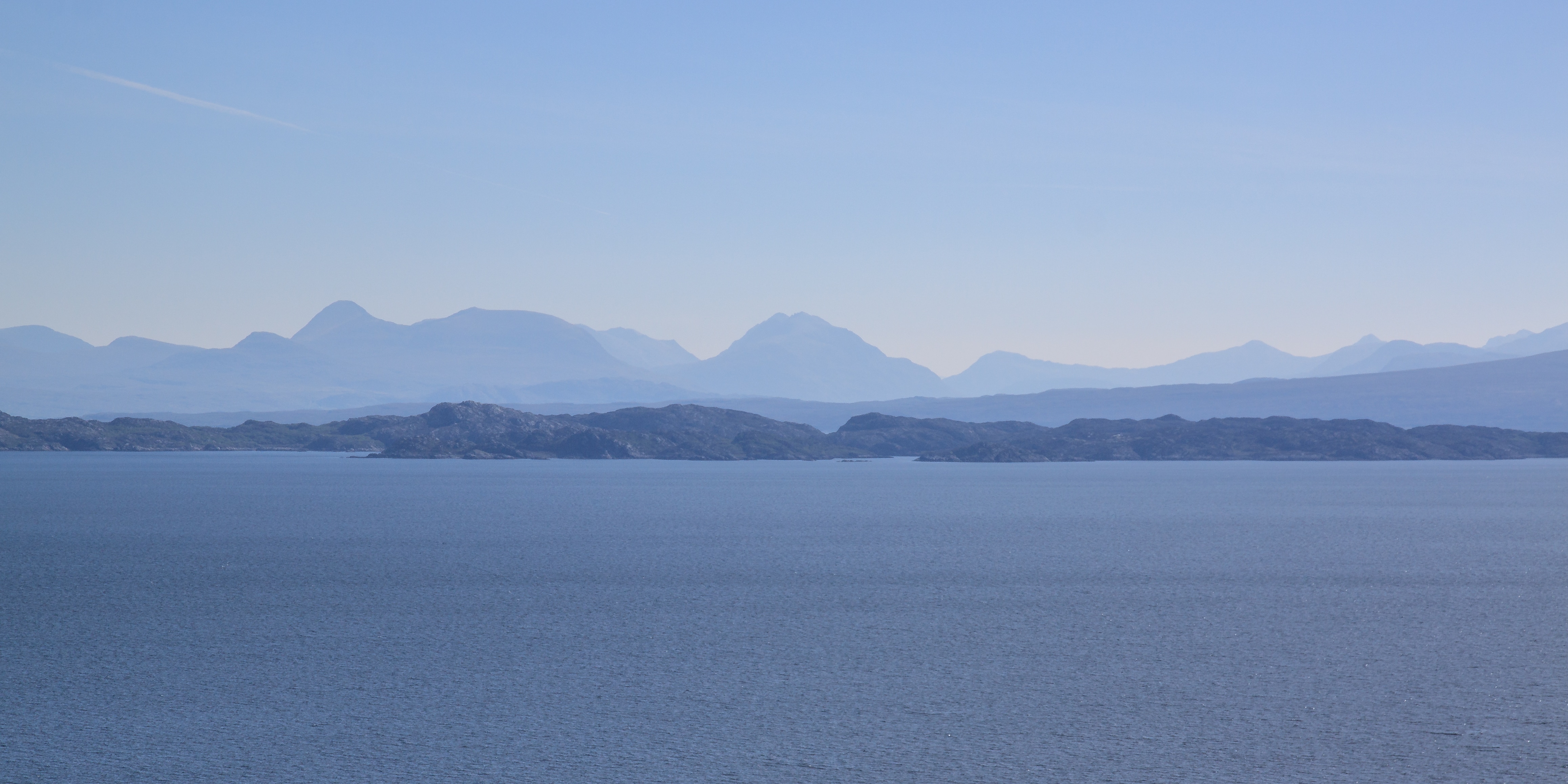 View across to the mainland from Skye
