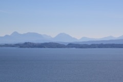 View across to the mainland from Skye