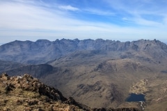 Cuillin Ridge from the summit of Bla Bheinn