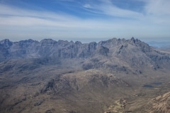 Main Cuillin Ridge from the summit of Bla Bheinn