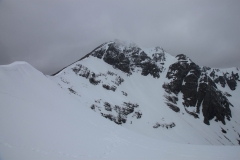 Mullach nan Coirean in the Mamores south of Glen Nevis. March 2015.