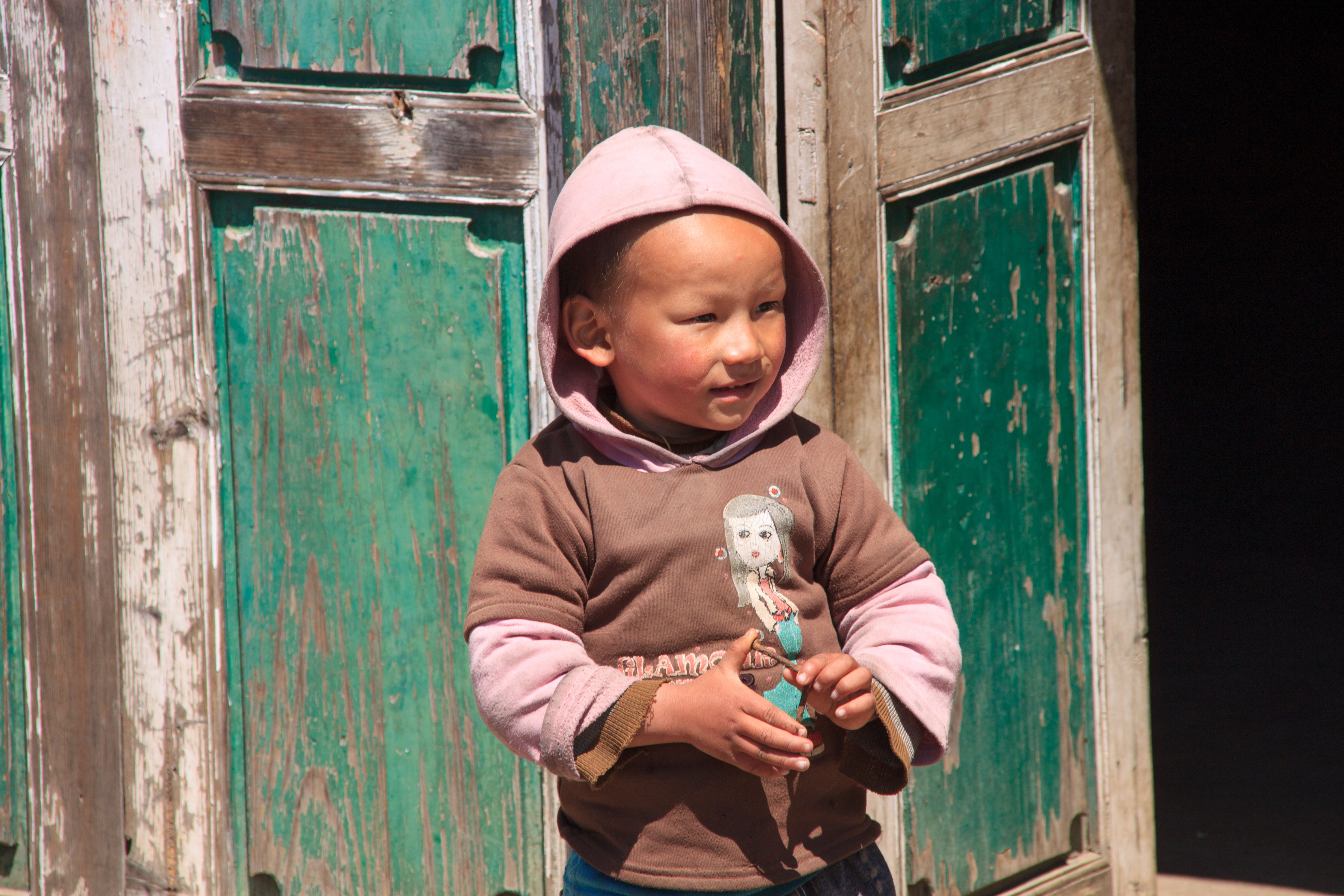 One of the many Nepali children we passed along the way.