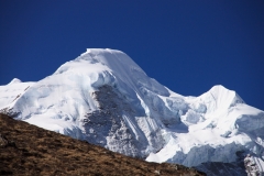 Summit of Mera Peak from Kare