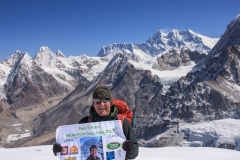 Me with Mt Everest in the background.