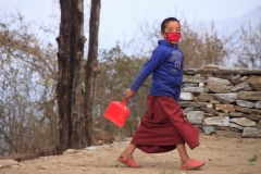 A novice monk.