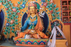 Budhist figure Inside a typical Monastery