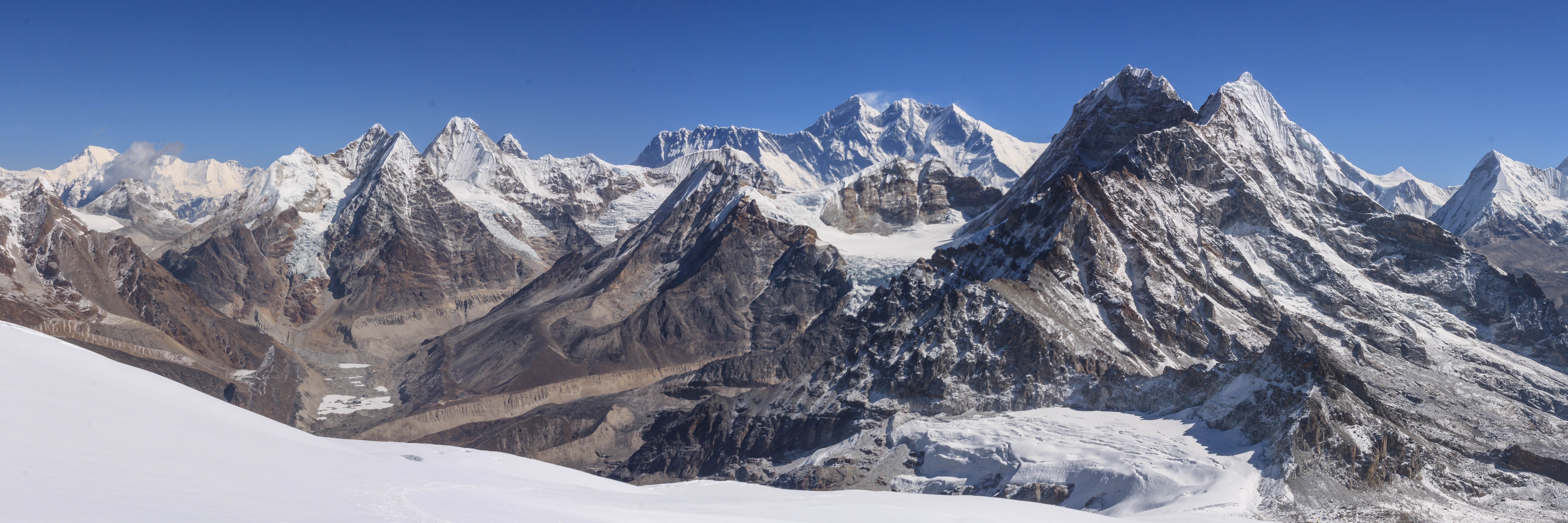 Mount Everest from the Mera Glacier