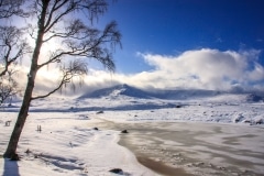 Leum Uilleim, a Corbett on Rannoch Moor above Corrour station. March 2015.