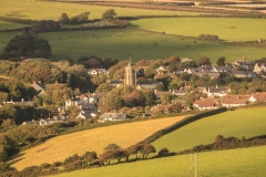 Georgeham from Saunton Down