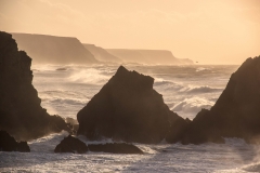 January: Stormy Sea near Hartland Quay