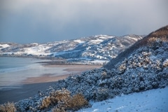 Woolacombe from Pickwell with snow