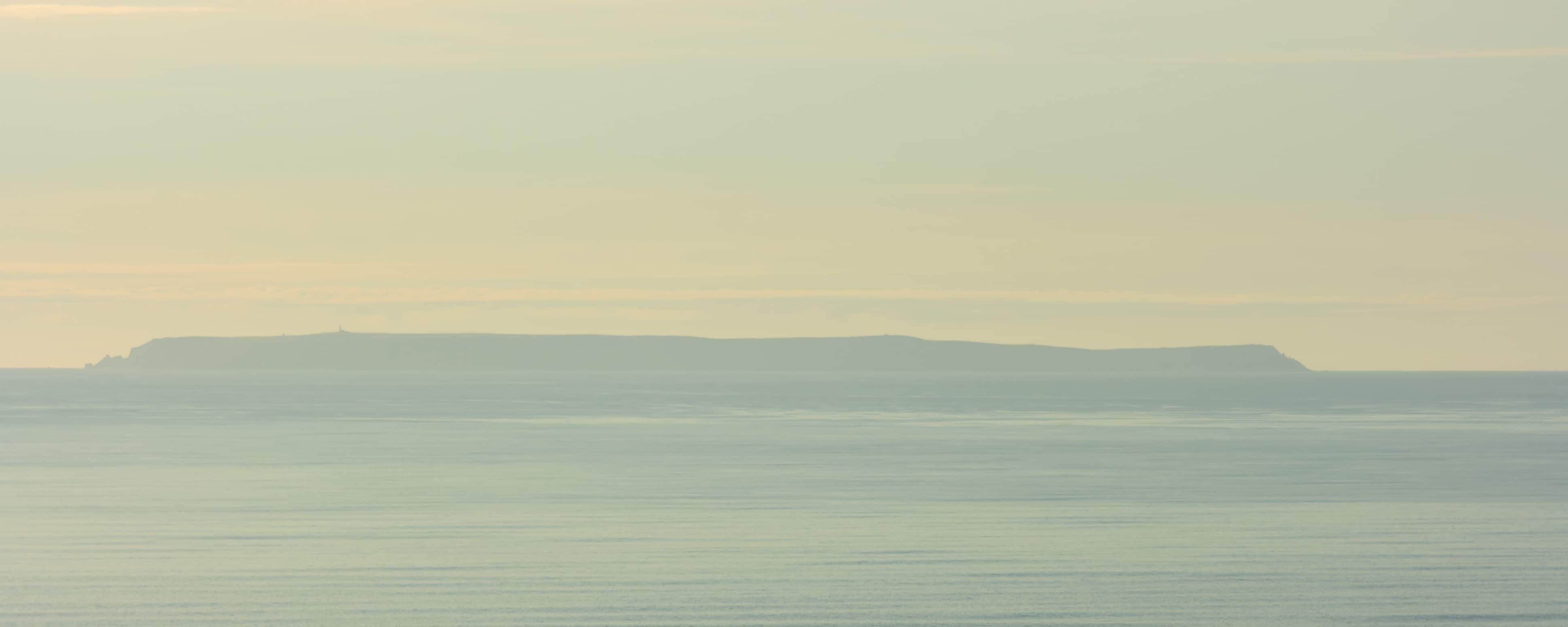 Lundy Island from Saunton Down above Croyde