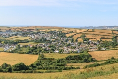 Croyde from Saunton Down with Woolacombe in the distance. July 2018