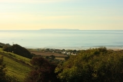 Lundy Island from Saunton Down above Croyde