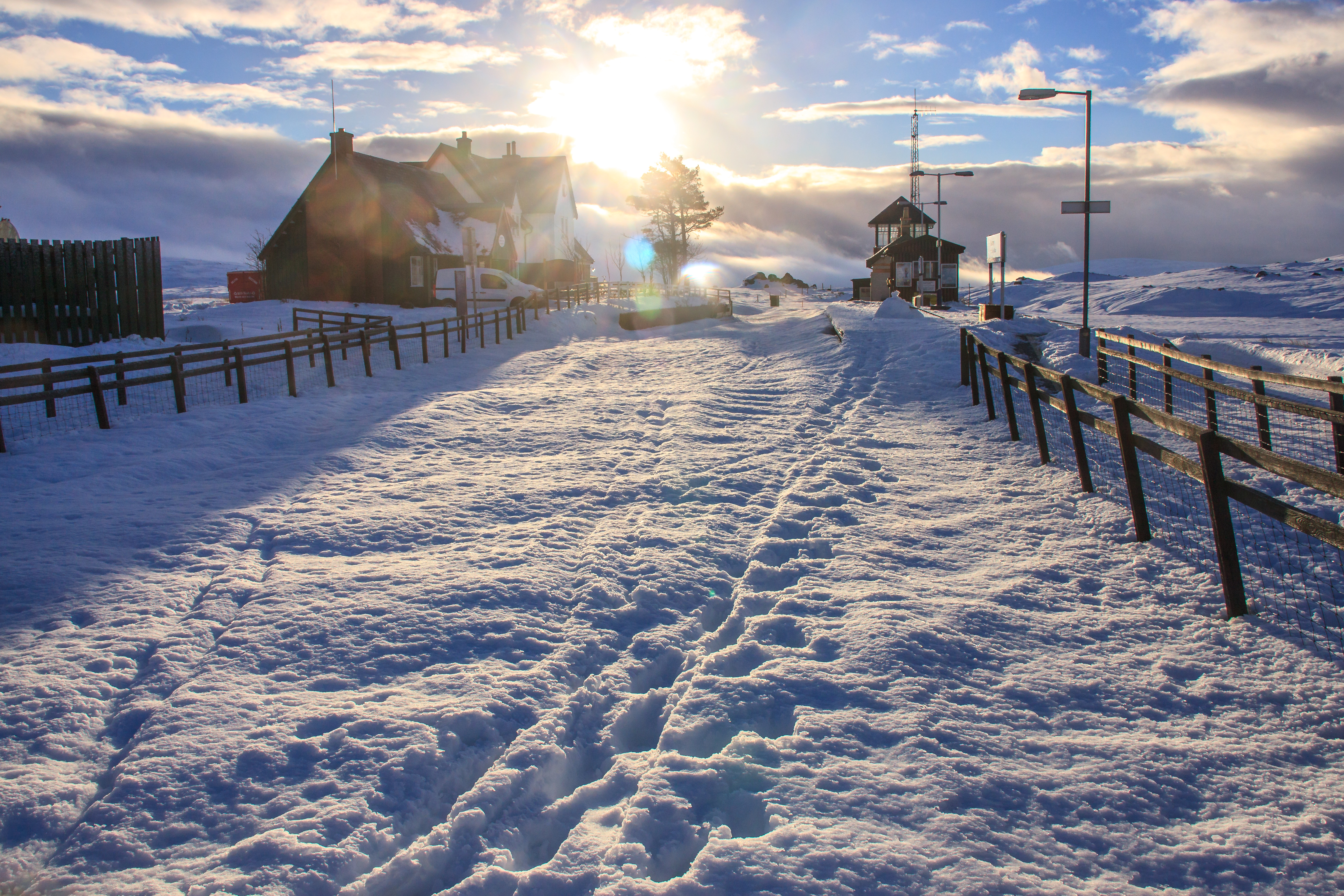 Corrour Station on Rannoch Moor