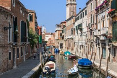 Typical Venice canal scene