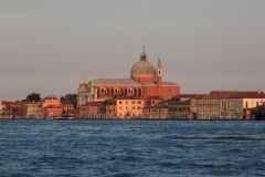 View from Venice across the Canal della Guidecca.