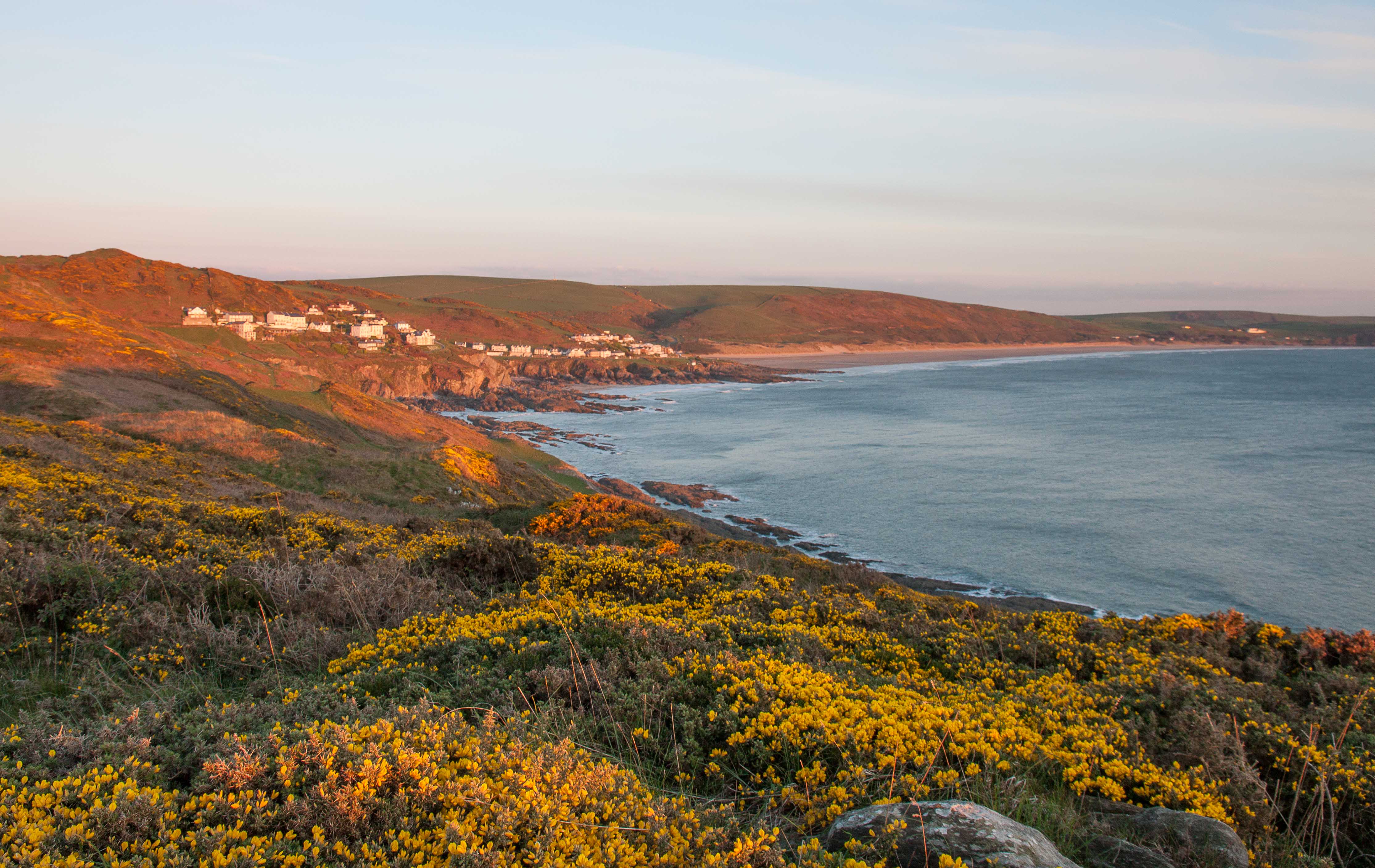 Woolacombe from Morte Point. April 2015.