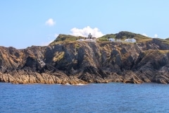Bull Point and Lighthouse from the sea