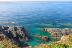 Clear Blue Sea off Morte Point, July 2018